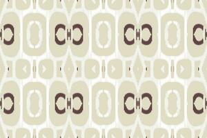 Motif Ikat Seamless Pattern Embroidery Background. Ikat Prints Geometric Ethnic Oriental Pattern Traditional. Ikat Aztec Style Abstract Design for Print Texture,fabric,saree,sari,carpet. vector