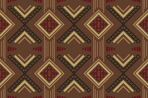 Simple ethnic design. traditional pattern background It is a pattern created by combining geometric shapes. Create beautiful fabric patterns. Design for print. vector