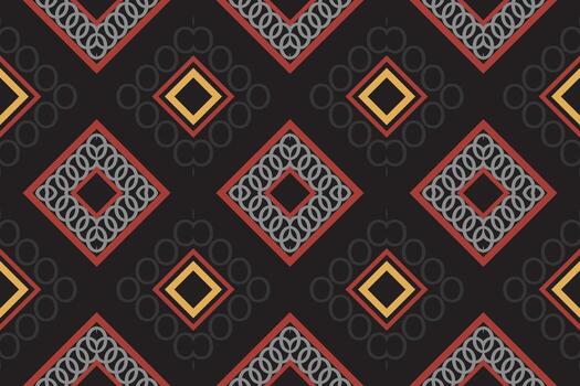 Ethnic pattern Philippine textile. traditional pattern design It is a pattern created by combining geometric shapes. Create beautiful fabric patterns. Design for print. vector