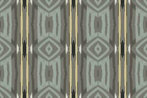 Ikat Paisley Pattern Embroidery Background. Ikat Patterns Geometric Ethnic Oriental Pattern Traditional. Ikat Aztec Style Abstract Design for Print Texture,fabric,saree,sari,carpet. vector