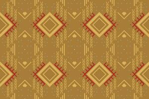Ethnic pattern design. traditional pattern background It is a pattern created by combining geometric shapes. Create beautiful fabric patterns. Design for print. vector