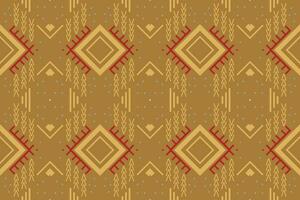 Ethnic pattern design. traditional pattern background It is a pattern created by combining geometric shapes. Create beautiful fabric patterns. Design for print. vector