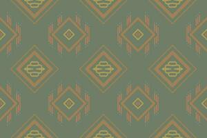 Ethnic pattern background. Traditional ethnic patterns vectors It is a pattern created by combining geometric shapes. Create beautiful fabric patterns. Design for print.