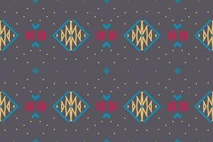 Ethnic pattern background. traditional patterned wallpaper It is a pattern created by combining geometric shapes. Create beautiful fabric patterns. Design for print. vector