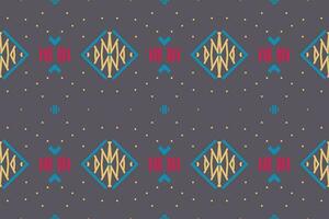 Ethnic pattern background. traditional patterned wallpaper It is a pattern created by combining geometric shapes. Create beautiful fabric patterns. Design for print. vector