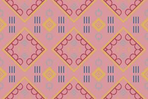 Ethnic pattern design. traditional patterned wallpaper It is a pattern created by combining geometric shapes. Create beautiful fabric patterns. Design for print. vector