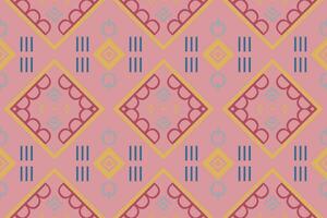 Ethnic pattern design. traditional patterned wallpaper It is a pattern created by combining geometric shapes. Create beautiful fabric patterns. Design for print. vector