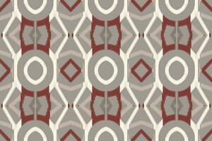Motif Ikat Seamless Pattern Embroidery Background. Ikat Seamless Geometric Ethnic Oriental Pattern traditional.aztec Style Abstract Vector design for Texture,fabric,clothing,wrapping,sarong.
