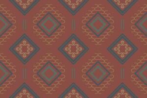 Simple ethnic design in the Philippines. traditional pattern background It is a pattern created by combining geometric shapes. Create beautiful fabric patterns. Design for print. vector