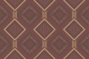 Simple ethnic design in the Philippines. It is a pattern created by combining geometric shapes. Create beautiful fabric patterns. Design for print. vector
