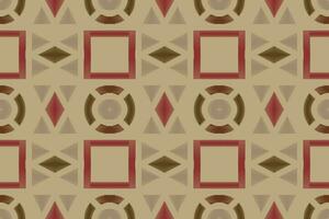 Ikat Damask Paisley Embroidery Background. Ikat Designs Geometric Ethnic Oriental Pattern Traditional. Ikat Aztec Style Abstract Design for Print Texture,fabric,saree,sari,carpet. vector