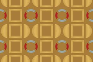 Ikat Damask Paisley Embroidery Background. Ikat Print Geometric Ethnic Oriental Pattern Traditional. Ikat Aztec Style Abstract Design for Print Texture,fabric,saree,sari,carpet. vector