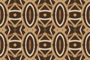Ikat Fabric Paisley Embroidery Background. Ikat Design Geometric Ethnic Oriental Pattern Traditional. Ikat Aztec Style Abstract Design for Print Texture,fabric,saree,sari,carpet. vector