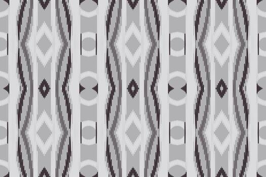 ikat seamless pattern vector