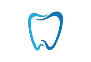 Creative dental clinic logo vector. Abstract dental symbol icon vector