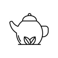 Tea Pot Icon vector design templates simple and modern