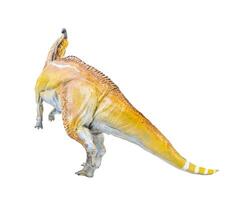 parasaurolophus dinosaurio aislado antecedentes foto