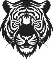 Retro Neon Tiger Vintage Vibes Geometric Tiger Vector Precision Artistry