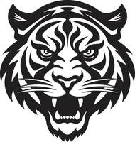 Tiger Abstract Vector Artistic Interpretation Luminous Tiger in Vector Radiant Elegance