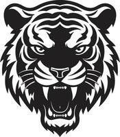 Tribal Tiger Vector Ancient Wisdom Abstract Tiger Art Geometric Excellence in Vector