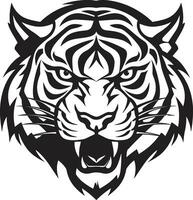 Abstract Tiger Vector Geometric Elegance Detailed Tiger Illustration in Vector