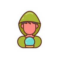 Fortune Teller icon in vector. Illustration vector