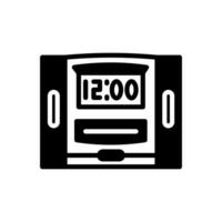 Digital Clock icon in vector. Illustration vector