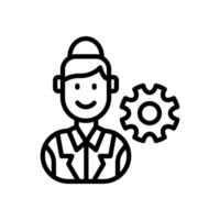 Manager icon in vector. Illustration vector