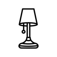 Lamp icon in vector. Illustration vector