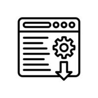 Page Optimization icon in vector. Illustration vector