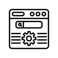 SEO Code icon in vector. Illustration vector