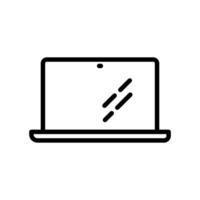 Laptop icon in vector. Illustration vector