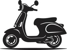 Electric Scooter Vector Graphics Scooter Ride Adventure Illustrations