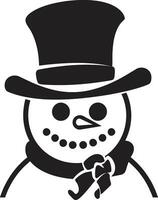 Charming Frosty Friends Vector Snowman Show Snowman Splendor Vectorized Winter Wonders