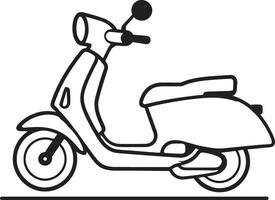 scooter alquiler Servicio márketing materiales scooter entrega aplicación usuario experiencia diseño vector