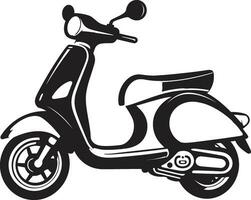 scooter silueta colección urbano scooter estilo de vida vector Arte