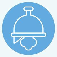 Icon Helmet. related to Celtic symbol. blue eyes style. simple design editable. simple illustration vector