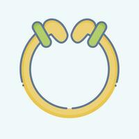 Icon Torg. related to Celtic symbol. doodle style. simple design editable. simple illustration vector