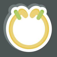 Sticker Torg. related to Celtic symbol. simple design editable. simple illustration vector