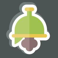 Sticker Helmet. related to Celtic symbol. simple design editable. simple illustration vector