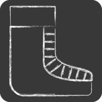 Icon Shoes. related to Celtic symbol. chalk Style. simple design editable. simple illustration vector