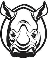 rinoceronte vector Arte para web y móvil diseño precisión y exactitud en rinoceronte vector diseño