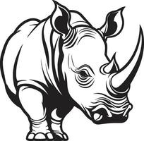 rinoceronte vector ilustración en 3d un innovador Acercarse rinoceronte vector Arte para varios diseño aplicaciones