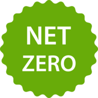 net zero carbon footprint icon emissions free  no atmosphere pollution CO2 neutral stamp for graphic design, logo, website, social media, mobile app, UI png