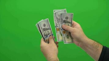 Counting American money for financial planning video