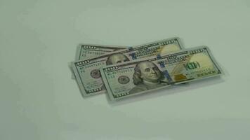 Counting American money for financial planning video