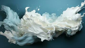 White paint splash background photo