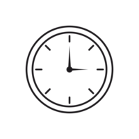 The clock icon has a transparent background png