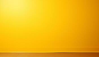 yellow silk fabric background with folds Ai generated photo