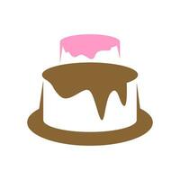 Cake logo icon design vector